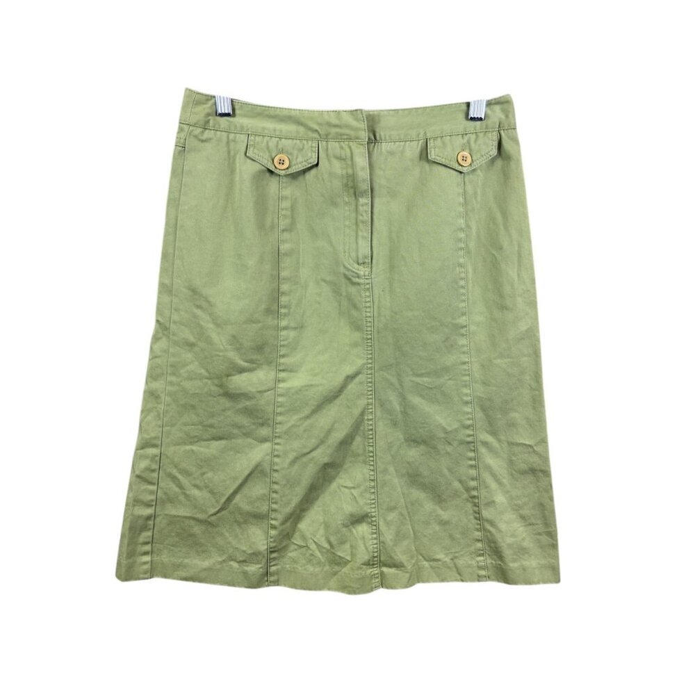Talbots Women's Green Mid-length Skirt - Picture 1 of 5